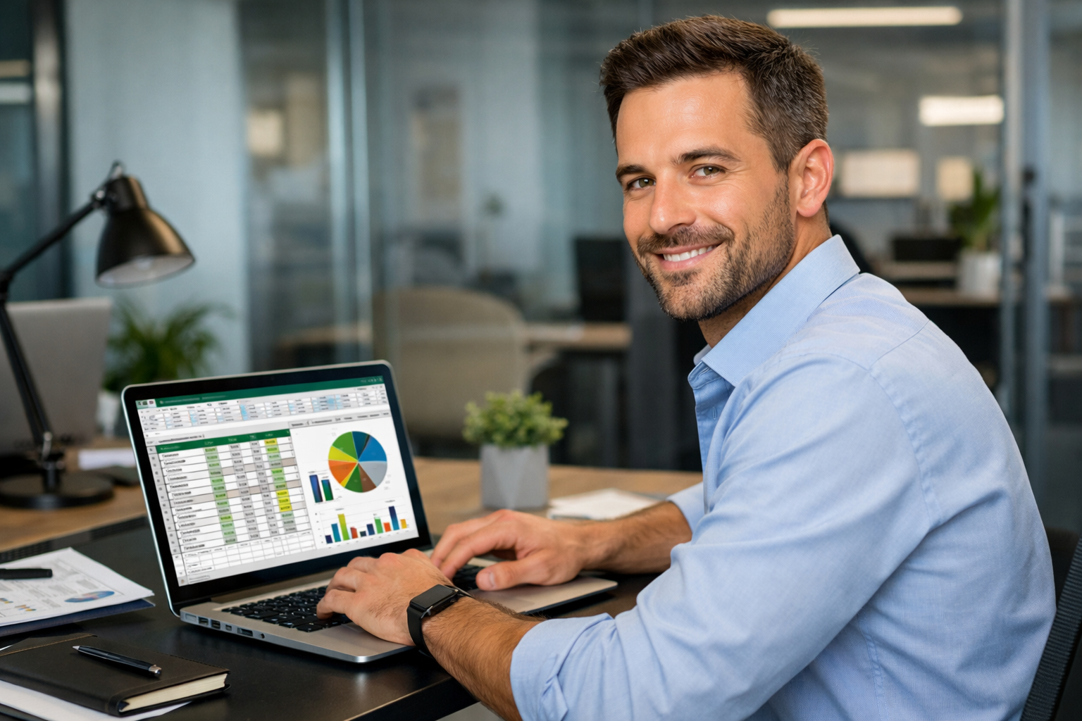 Dashboard profissional em Excel